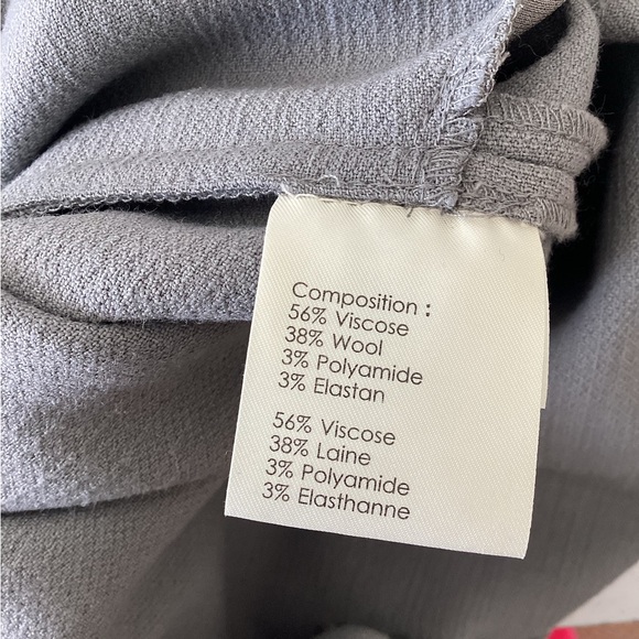 3.1 Phillip Lim Grey Floral Beaded Rhinestone Designer Short Sleeve Dress 0 - Picture 5 of 7